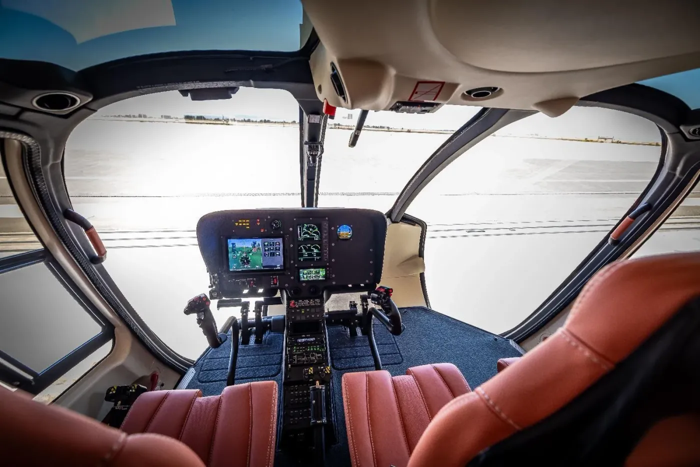 Airbus H130 yolcu koltukları