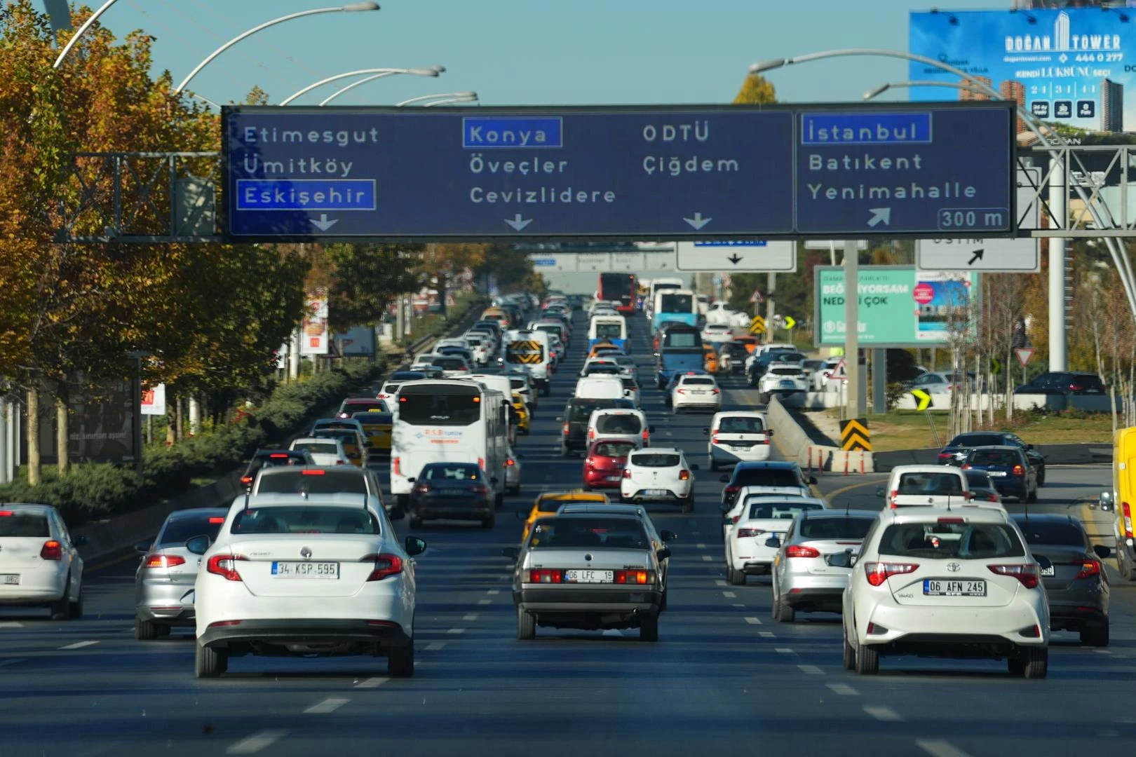 Ankara Protocol Road, Wide Boulevards and City Traffic