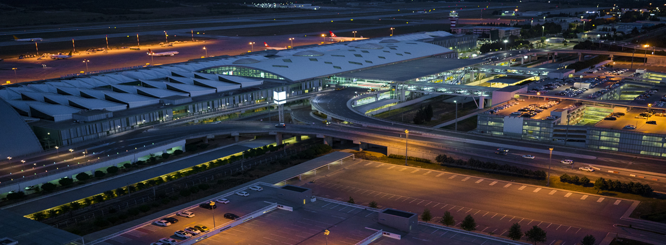 Exterior View and Architecture of Izmir Adnan Menderes Airport