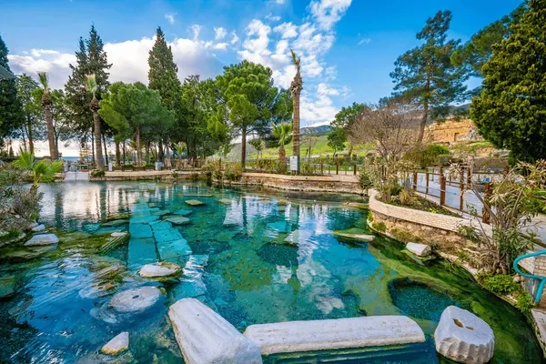Pamukkale Kleopatra Antik Havuzu Yüzme