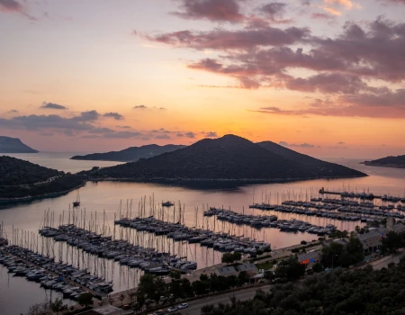 Antalya Dalaman Kaş Küstenstraße D400 Aussicht