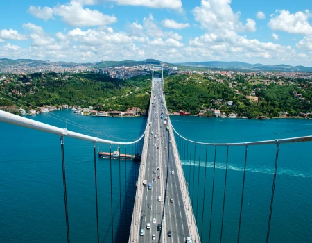 Istanbul Bosphorus Bridge 15 July Driving Pleasure View