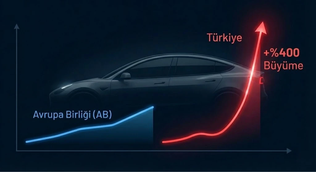 Türkiye ve AB Elektrikli Araç Pazarı Büyüme Karşılaştırması ve BYD Yatırımı