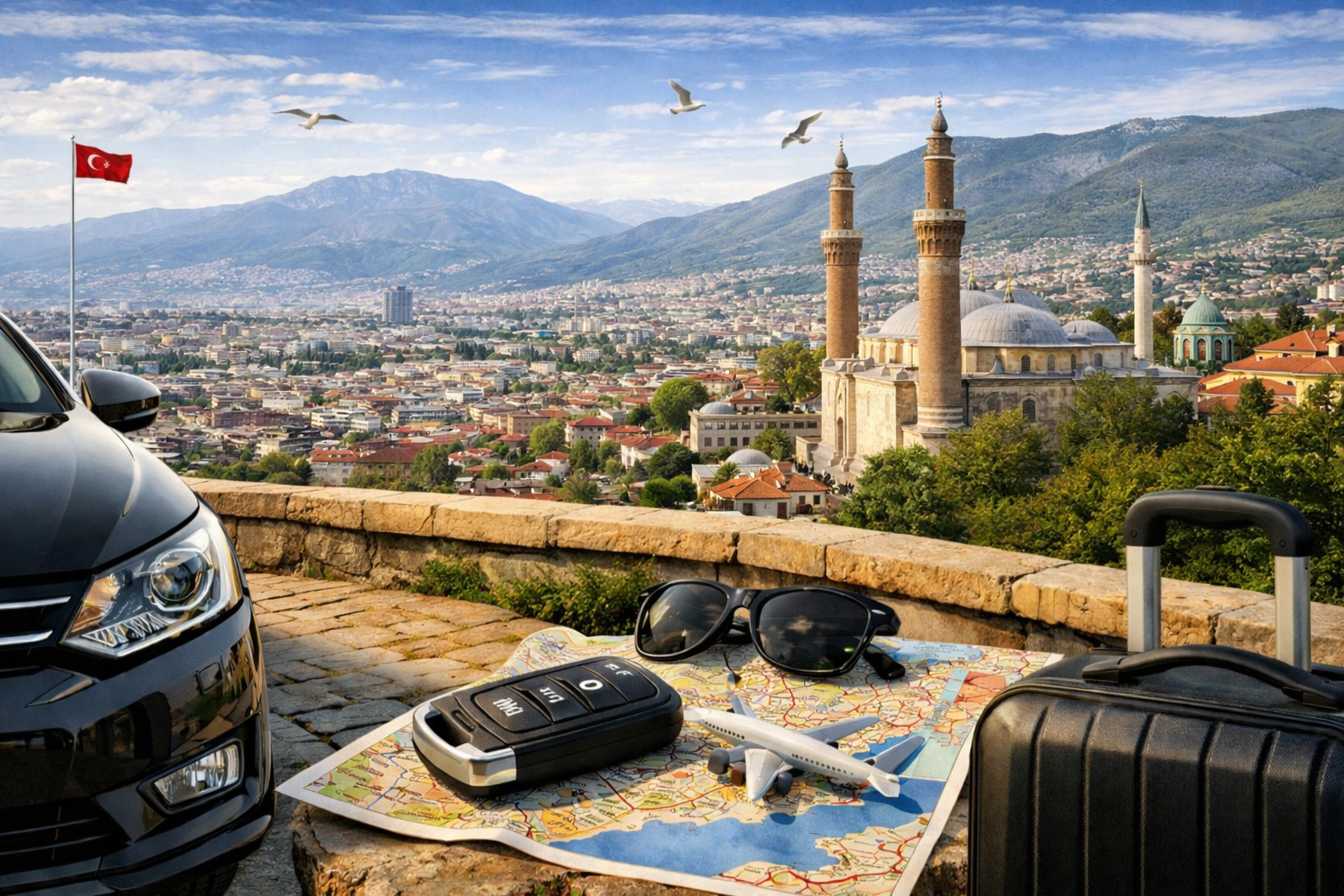 Bursa'da araç kiralama